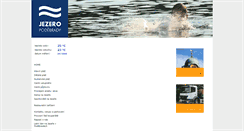 Desktop Screenshot of koupalistejezero.cz